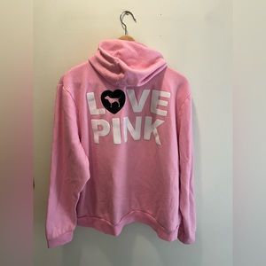 Victoria’s Secret PINK originals zip up hoodie size XXL